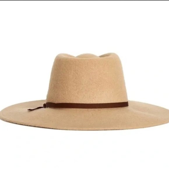 Brixton Ashley Wool Felt Hat Light Khaki - Picture 4 of 8